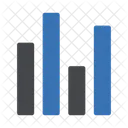 Auf Und Ab Diagramm Balkendiagramm Datenanalyse Symbol