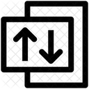 Pfeile Datenwissenschaft Papier Symbol