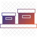 Aufbewahrungsbox Heimorganisation Aufbewahrungsbehalter Symbol