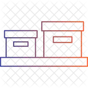 Aufbewahrungsbox Heimorganisation Aufbewahrungsbehalter Symbol