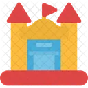 Aufblasbar Burg Spiel Symbol