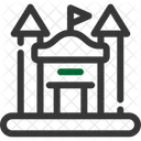 Aufblasbar Burg Spiel Symbol