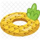 Aufblasbarer Ananas-Schwimmring  Symbol