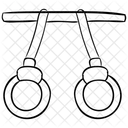 Hangeringe Turnringe Akrobatikringe Symbol