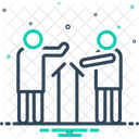Beenden Verlassen Diskutieren Symbol