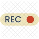 Rec Symbol Mikrofon Kopfhorer Symbol