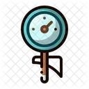 Aufschäumthermometer  Symbol