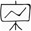 Aufsteigend Nutzen Diagramm Symbol