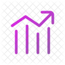 Aufsteigendes Diagramm  Symbol