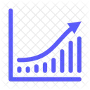 Aufsteigendes Diagramm  Symbol
