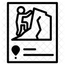 Aufstieg auf eigene Gefahr  Symbol