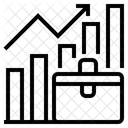 Geschaftswachstumsdiagramm Wachstumsdiagramm Geschaftswachstum Symbol