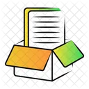 Auftragsabwicklung Paket Auftragsmanagement Symbol