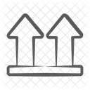 Aufwartspfeile Upload Pfeile Richtungspfeile Symbol