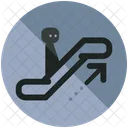 Nach Oben Rolltreppe Icon