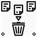 Aufzeichnung löschen  Symbol