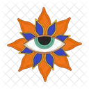 Augapfel Blume  Symbol