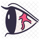 Auge Allergie Luft Symbol