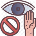 Auge Beruhren Vermeiden Symbol