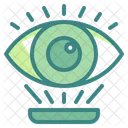 Auge Ansicht Optik Symbol