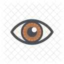 Auge Ansicht Vision Symbol