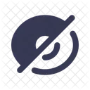 Auge Schragstrich Symbol