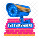 Auge Uberall CCTV Uberwachung Symbol