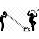 Augenfeuer Angriff Superkraft Symbol