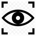 Mechanisches Auge Cyber Auge Cyber Sicherheit Symbol