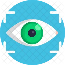 Augenfokus  Symbol