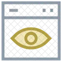 Auge Fokus Sichtbar Symbol