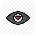 Auge liebe  Symbol