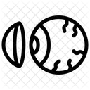 Augenlinse  Symbol