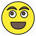 Rollende Augen Emoticon Emotion Smiley Symbol