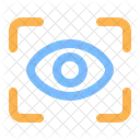 Augenscan Technologie Biometrie Symbol