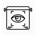 Zugang zum Augenscan  Symbol