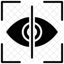 Augenscanner Biometrische Verifizierung Iris Scanner Symbol