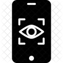 Glyphe Schwarz Symbol