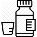 Trockenes Auge Augentropfen Pipette Symbol