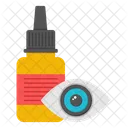 Augentropfen Tropfflasche Augenmedizin Icon