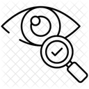 Augenuntersuchung  Symbol
