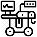 Augenuntersuchungsgerät  Symbol