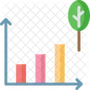 Augmentation De La Productivite Agricole Augmentation De La Productivite Graphique A Barres Icône