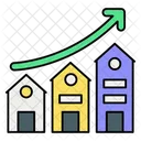 Valeur de la propriété en hausse  Icône
