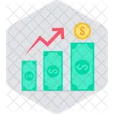 Largent Augmentation Finances Icône