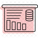 Augmentation Des Donnees Couleur Ombre Thinline Icon Icône