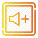 Augmenter Le Volume Audio Haut Parleur Icône