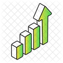 Augmenter Le Graphique Lanalyse Lentreprise Icône