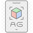 Augmented Reality Lineal Color Icon Icono