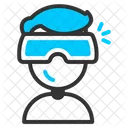 Augmented Reality Vr Glasses Smart Glasses Icon